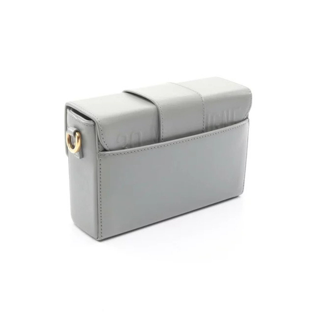 Dior Shoulder Blue Bag Montaigne Leather Blue